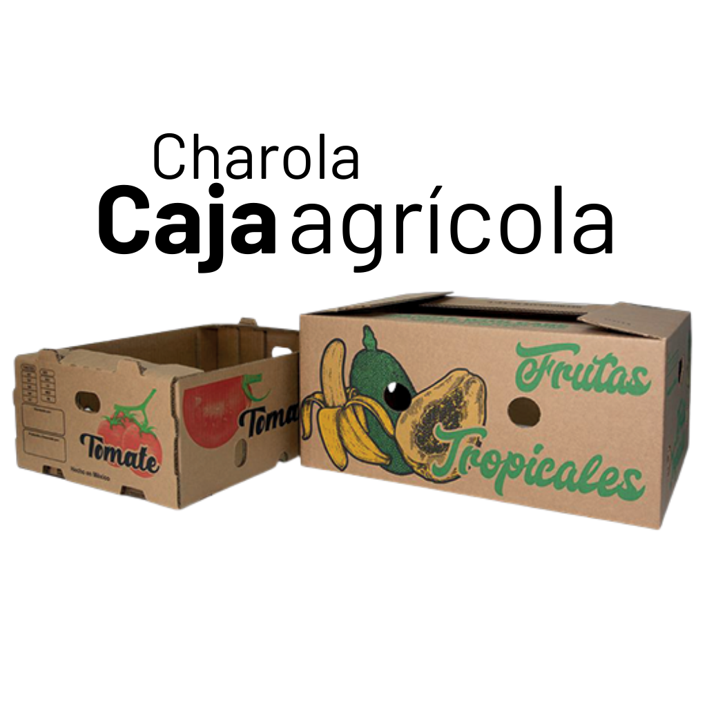 Charolas y caja agrícola